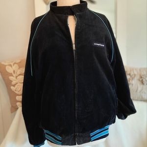 Vintage Goodyear Official Racing Apparel Reversible Nylon Corduroy Coat